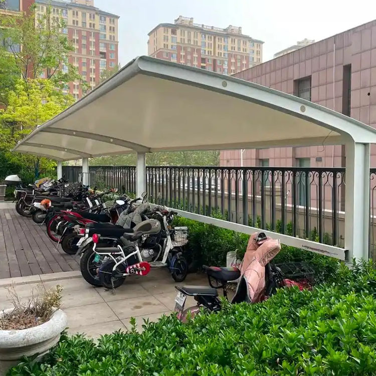 南澳县膜结构电动车棚